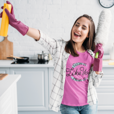 t shirt mockup of a woman singing while cleaning her house m2718 r el2 1024x886 1